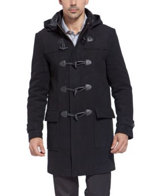 BGSD Men Benjamin Wool Blend Classic Duffle Coat - Macy's