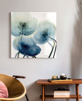 "Unfocused Beuaty 1" Frameless Free Floating Tempered Glass Panel Graphic Wall Art, 24" x 24" x 0.2"