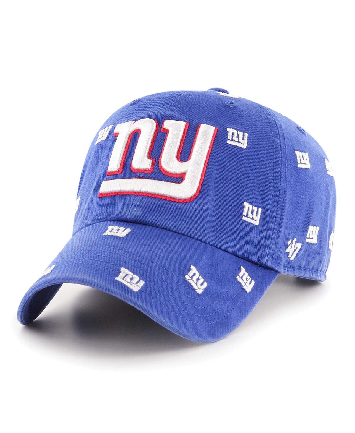 47 Brand Men's And Women's ' Royal New York Giants Confetti Clean Up Adjustable Hat