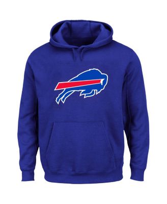 Men's Josh Allen Royal Buffalo Bills Big and Tall Fleece Name and Number Pullover Hoodie