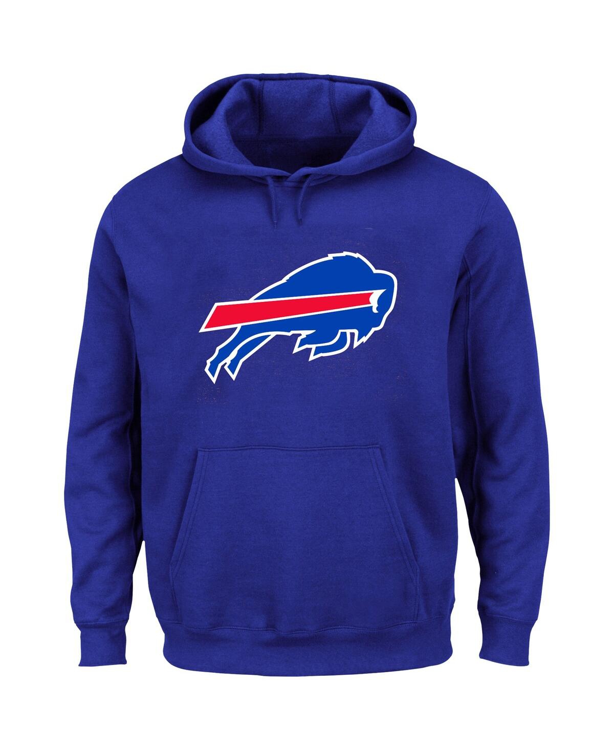 Fanatics Men's Josh Allen Royal Buffalo Bills Big And Tall Fleece Name And Number Pullover Hoodie In Royal
