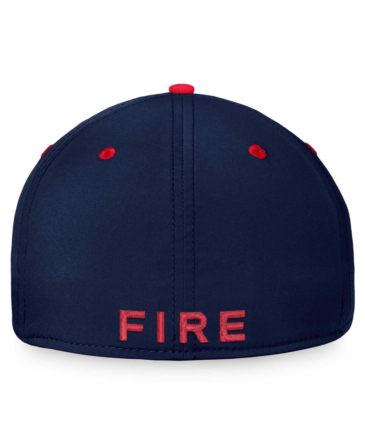 Shop Fanatics Men's  Navy Chicago Fire Iconic Flex Hat