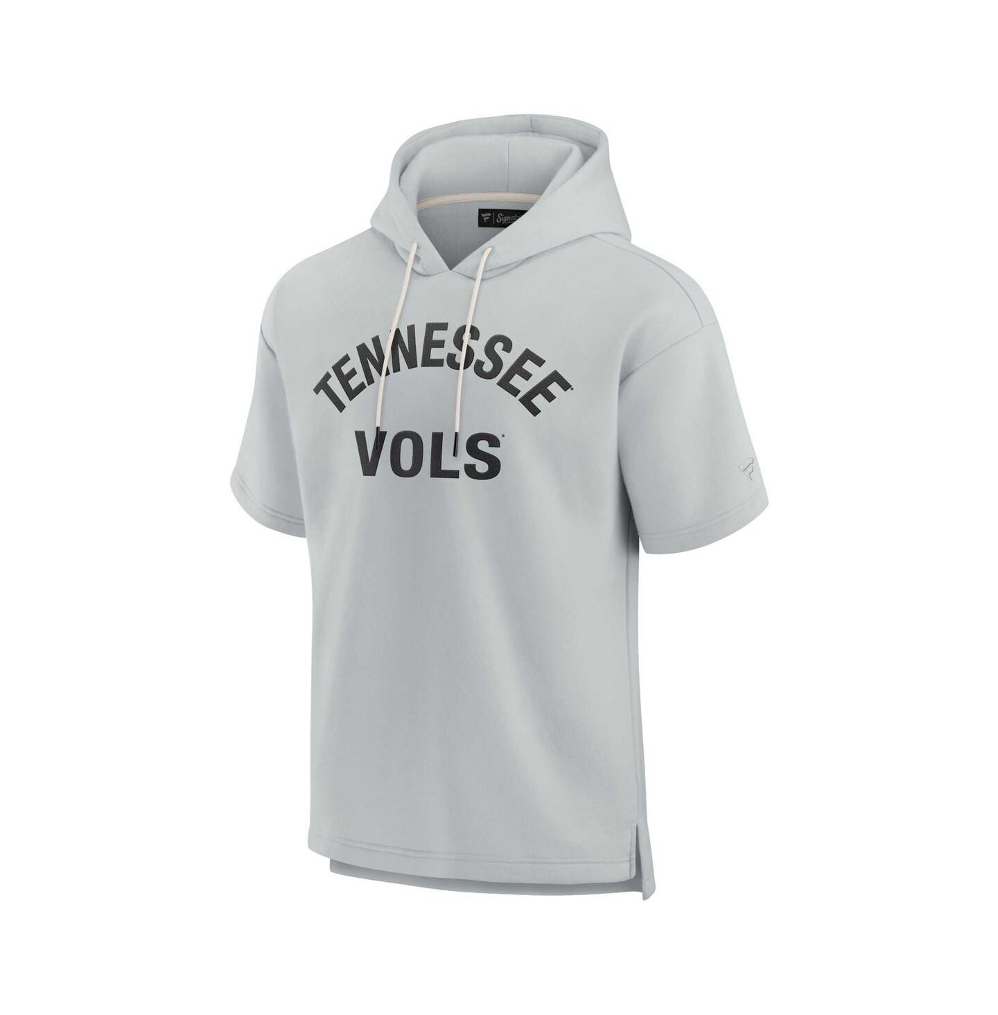 Худи Fanatics Signature Gray Tennessee Volunteers Super Soft Fleece Short Sleeve Pullover — фото 3