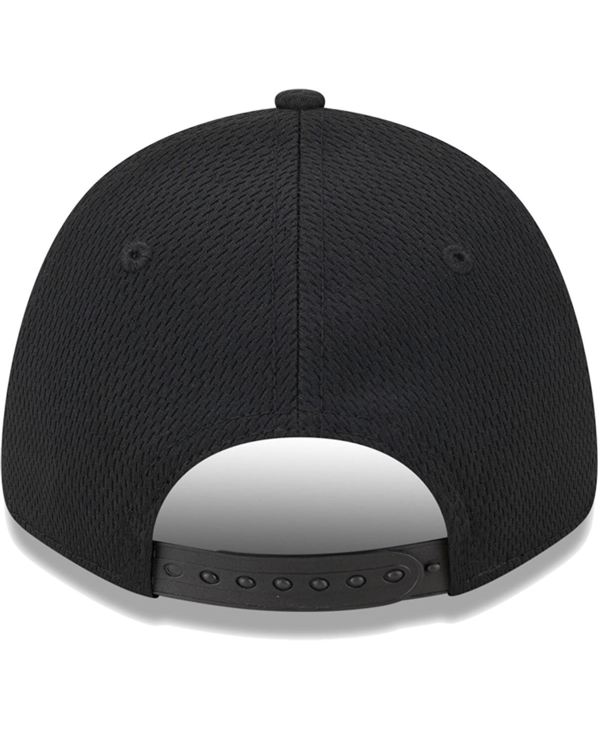 Youth Boys and Girls New EraDallas Cowboys Retro Joe Main B-Dub 9FORTY Adjustable Hat - Black