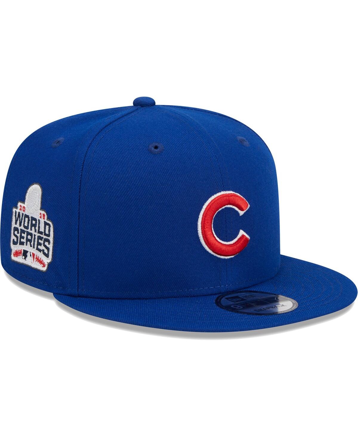 New Era Men's  Royal Chicago Cubs 2016 World Series Side Patch 9fifty Snapback Hat In Royal