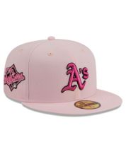 Men's New Era Pink Atlanta Braves 1995 MLB World Series 59FIFTY Fitted Hat