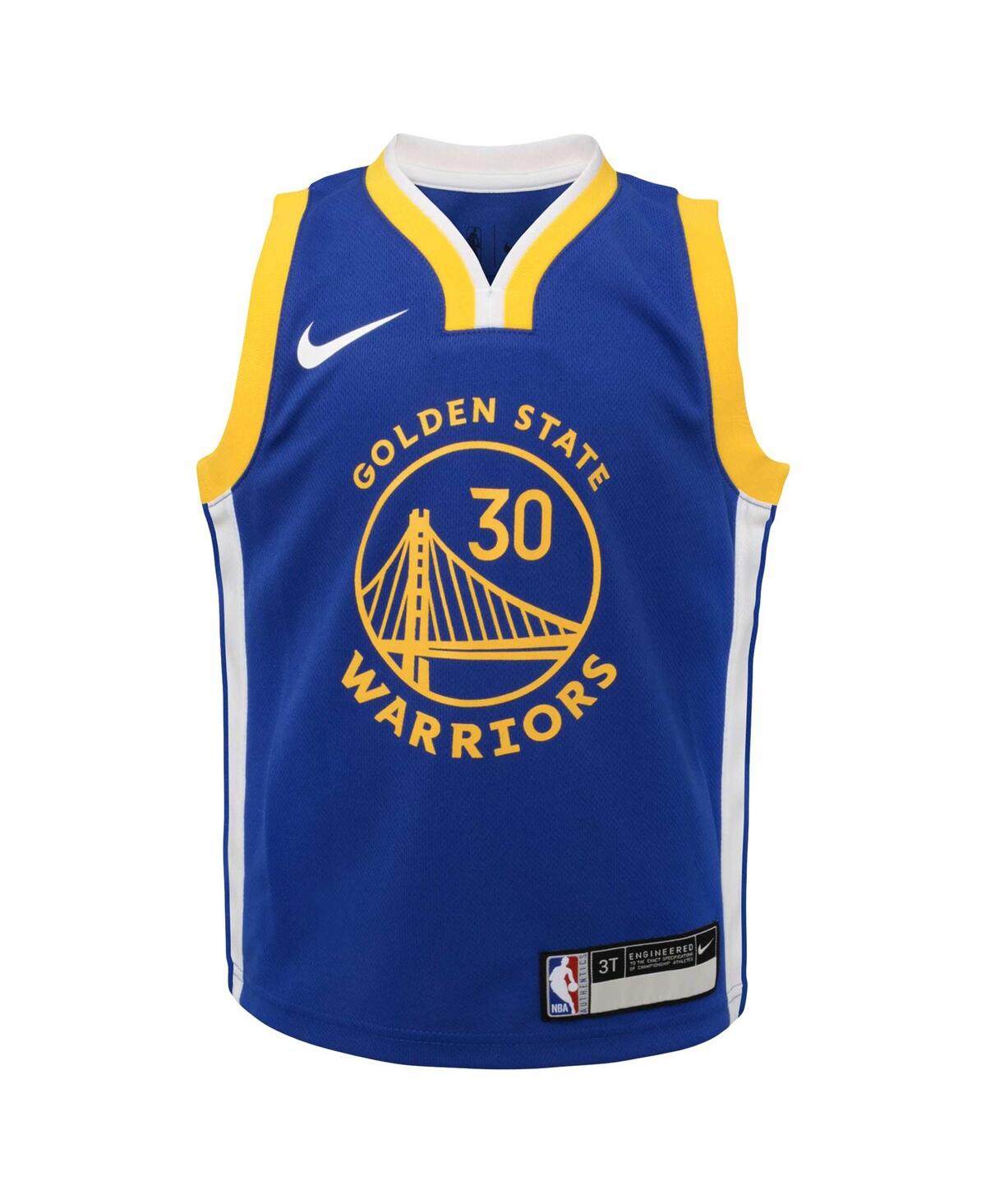 Toddler Boys and Girls Nike Stephen CurryGolden State Warriors Swingman Player Jersey - Icon Edition - Royal