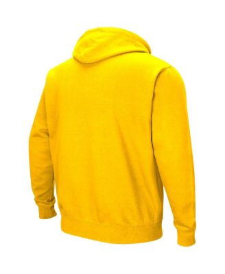 Men's Maize Michigan Wolverines Sunrise Pullover Hoodie