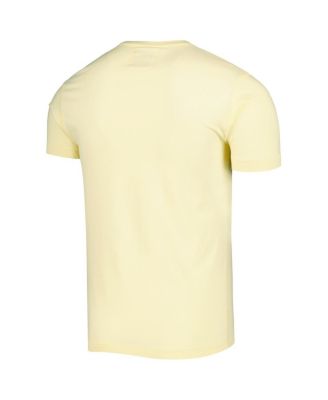 Men's and Women's Yellow Distressed Cherrios Brass Tacks T-shirt