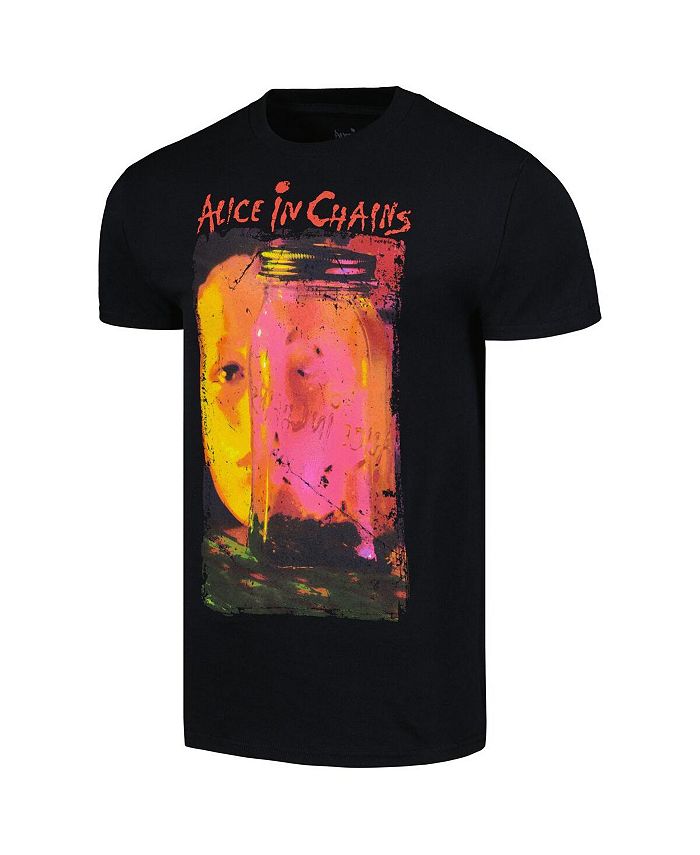 Manhead Merch Men's Black Alice in Chains Jar of Flies T-shirt - Macy's