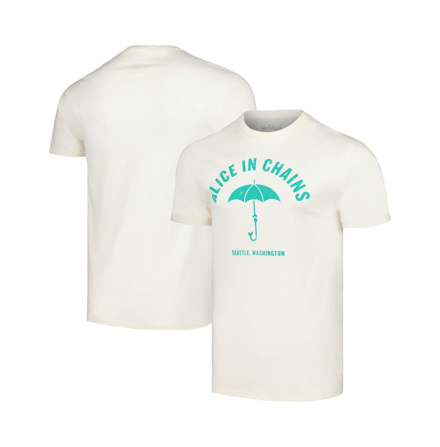 Мужская футболка Manhead Merch Cream Alice in Chains Umbrella — фото 1