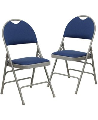 2 Pack Home & Office Easy-Carry Party Events Padded Folding Chair