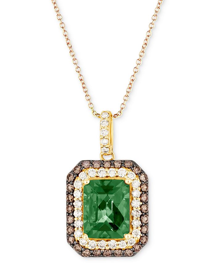 Le Vian Costa Smeralda Emeralds (1-1/5 ct. t.w.) & Diamond (5/8 ct. t.w ...