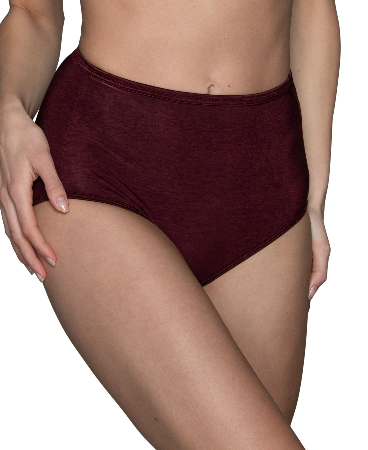 Vanity Fair Illumination Brief Underwear 13109, Also Available In Extended Sizes In Flushed Fig