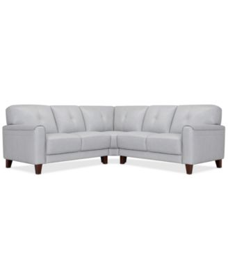 CLOSEOUT! Ashlinn Pastel Leather Sectional Collection, Created for Macy's