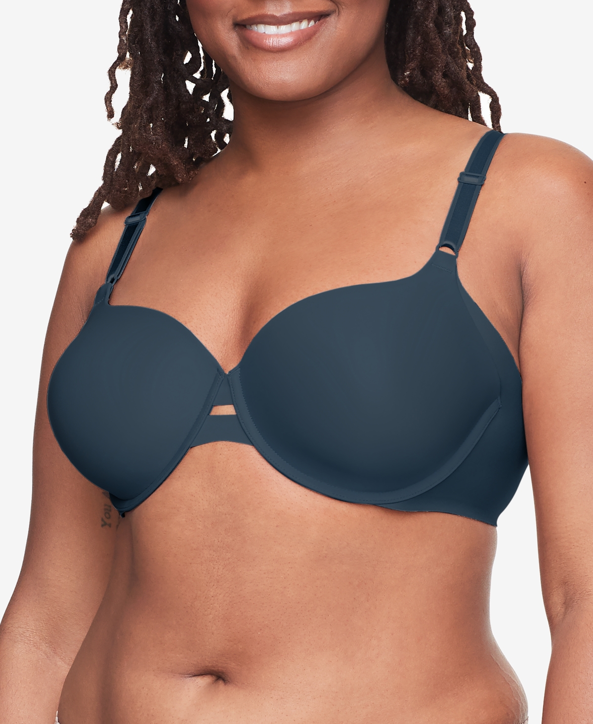 Warner's Warners No Side Effects Underarm-smoothing Comfort Underwire  Lightly Lined T-shirt Bra 1356 In Deep Teal