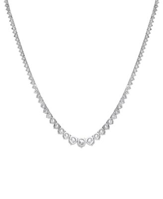 Lab Grown Diamond Graduated 16-1/2" Collar Necklace (10 ct. t.w.) in 14k White Gold or 14k Yellow Gold