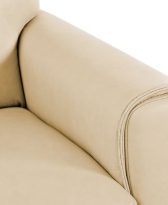 CLOSEOUT! Ashlinn 120" 4-Pc. Pastel Leather Sectional, Created for Macy's