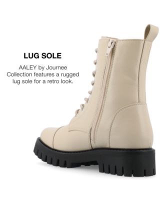 Women's Aaley Lace Up Lug Combat Bootie