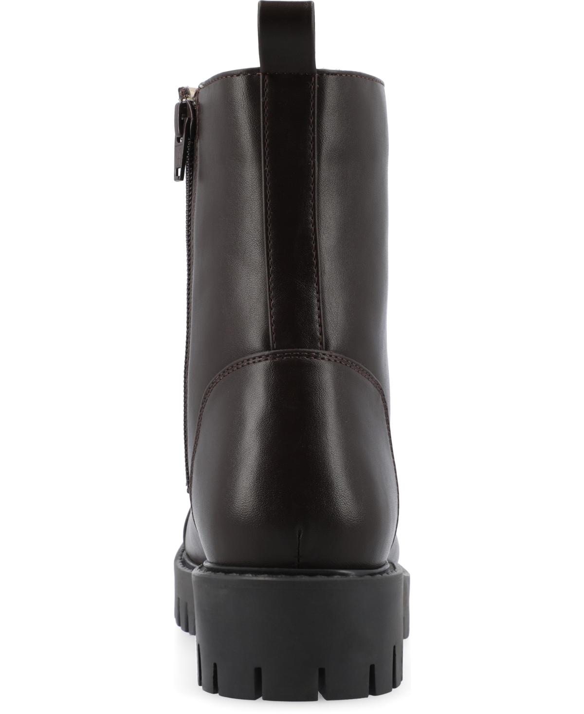 Journee Collection Women's Aaley Lace Up Lug Combat Bootie