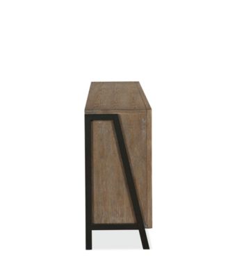 Finch 48" Wood and Metal Credenza