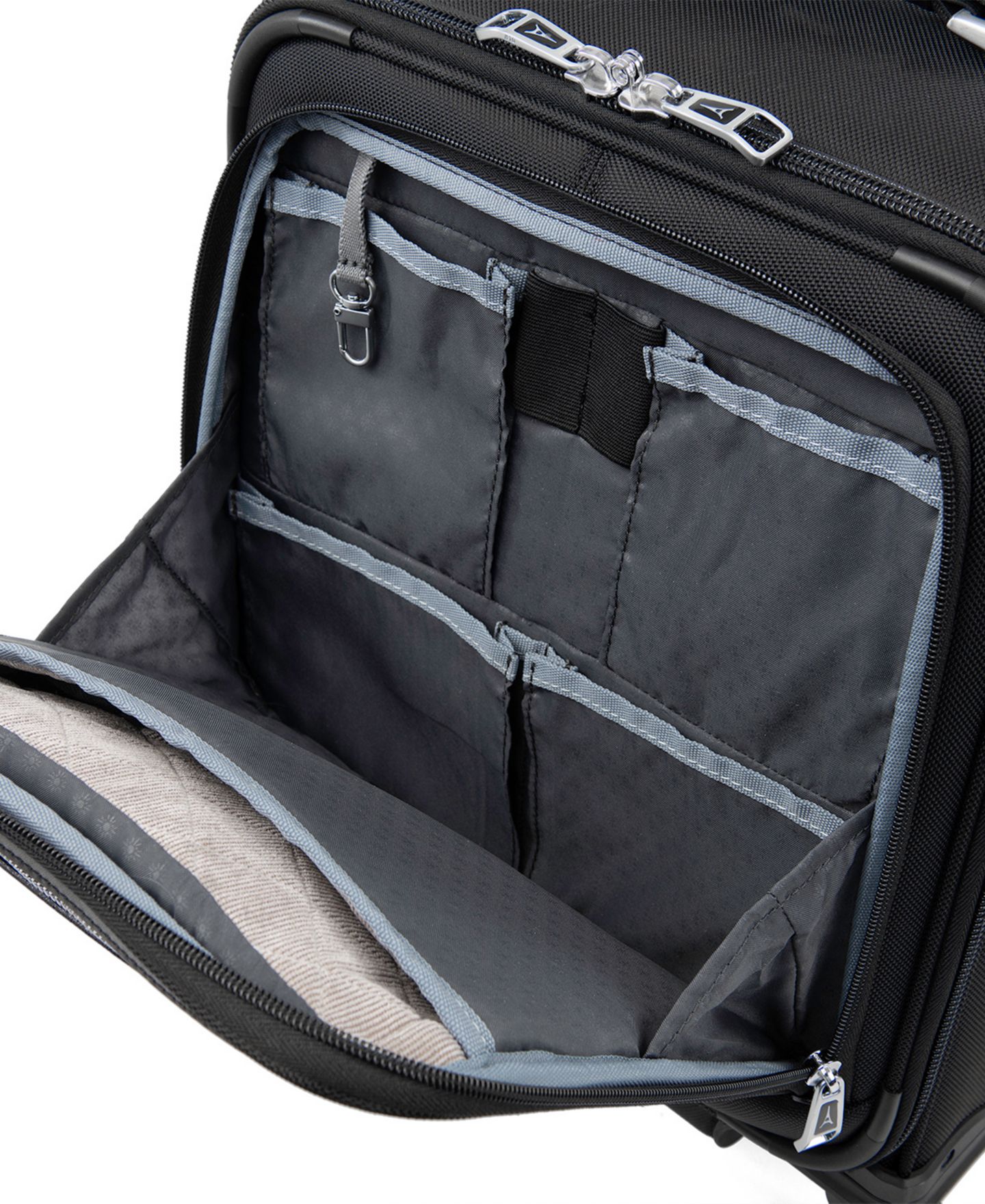 Чемодан Travelpro Platinum Elite 16" Carry-On Spinner, цвет: Теневой чёрный — фото 11