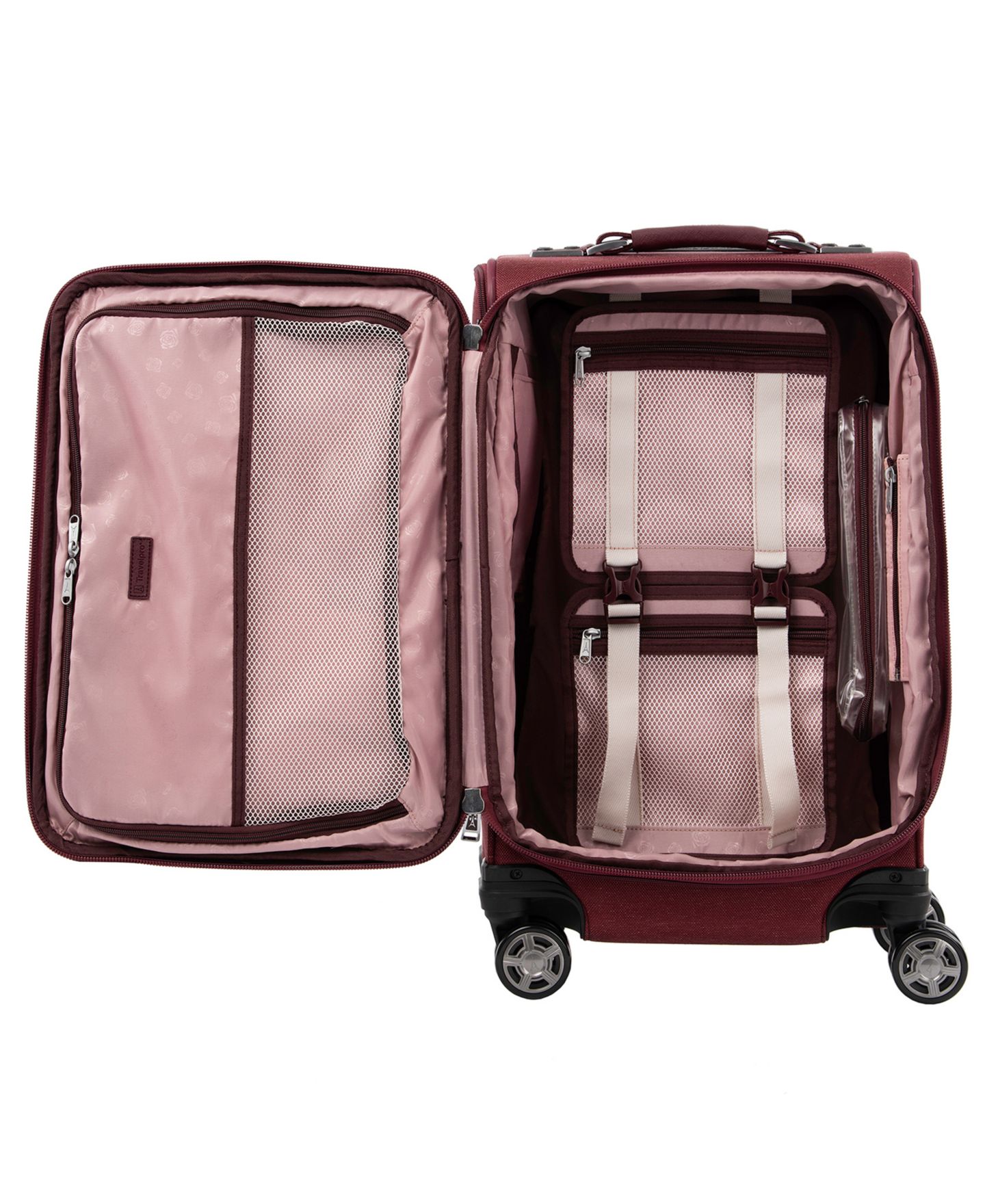 Чемодан Travelpro Platinum Elite 21" Carry-on Spinner, цвет: Бордо — фото 13