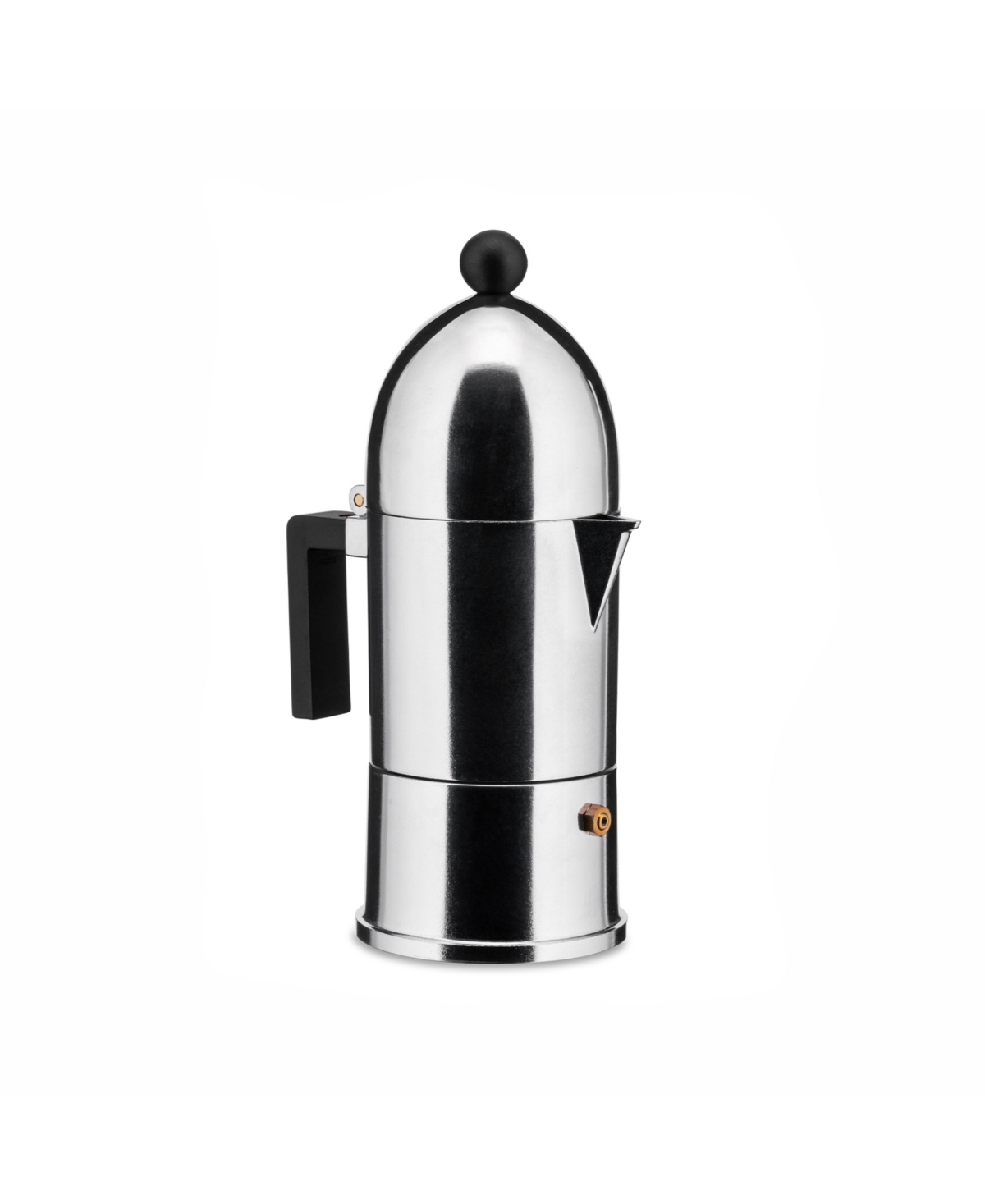 Alessi 3 Cup Stovetop Coffeemaker By Aldo Rossi In Silver