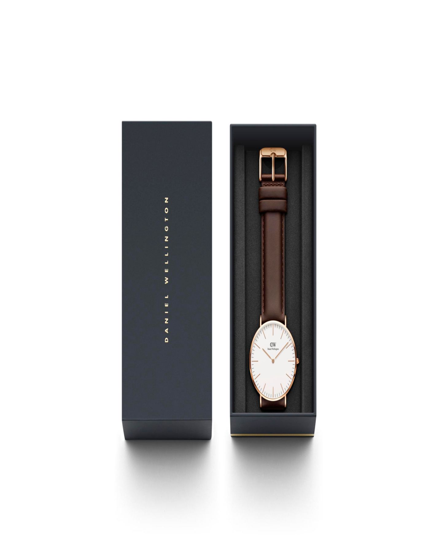 Мужские часы Daniel Wellington Classic Brown Leather Watch 40mm — фото 2