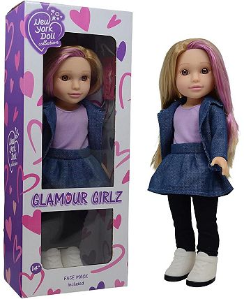 The New York Doll Collection Glamour Girlz 14 Inch Poseable