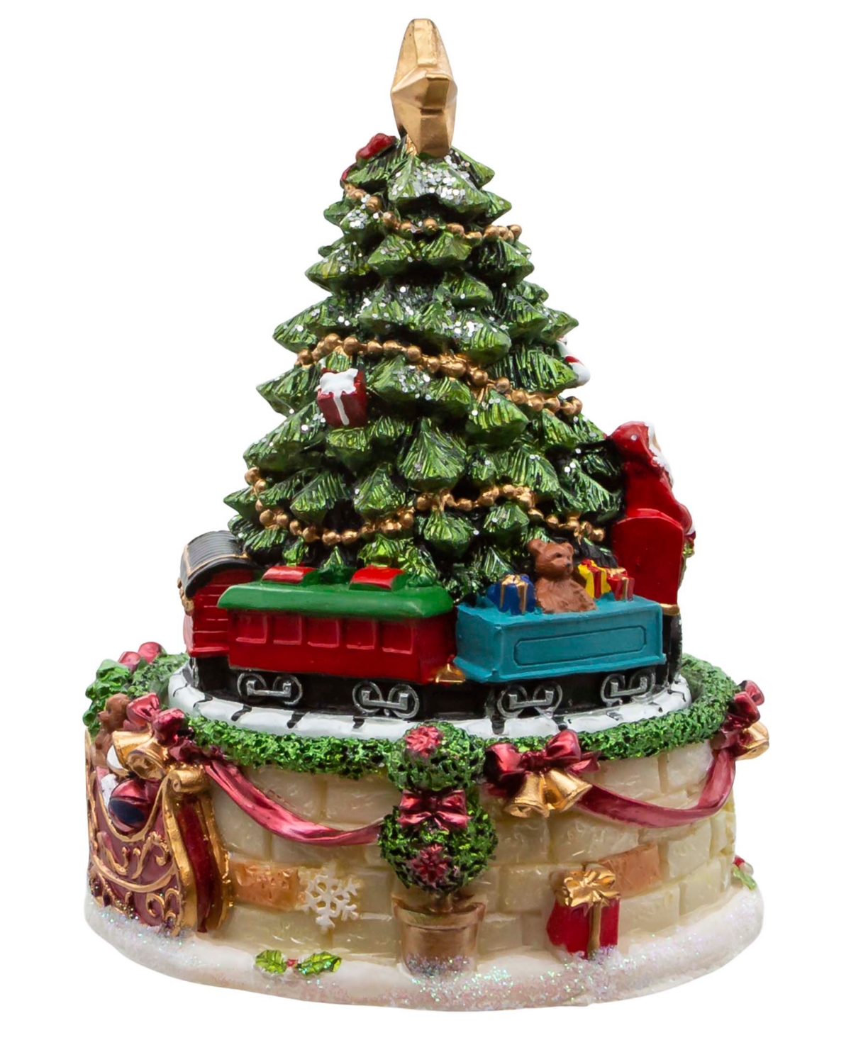Kurt Adler 6" Christmas Tree Revolving Music Box