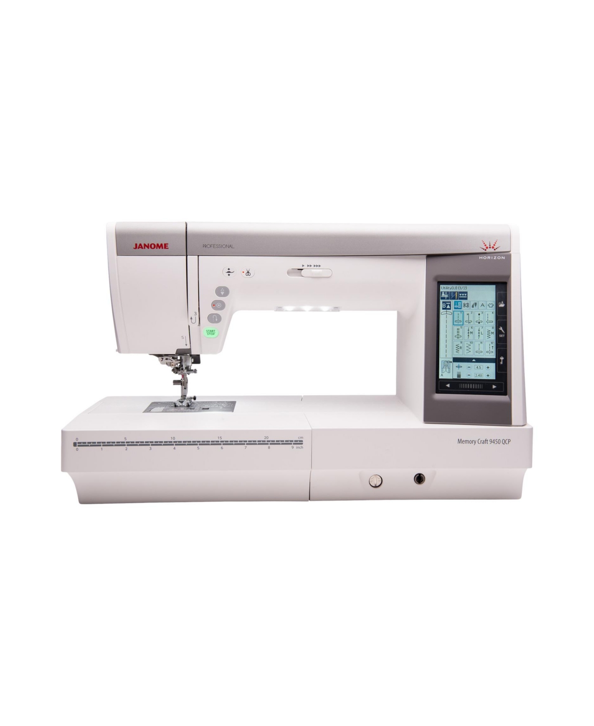 Horizon Memory Craft Professional 9450 Qcp Computerized Sewing and Quilting Machine - White