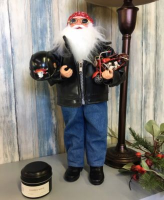18" Biker Claus