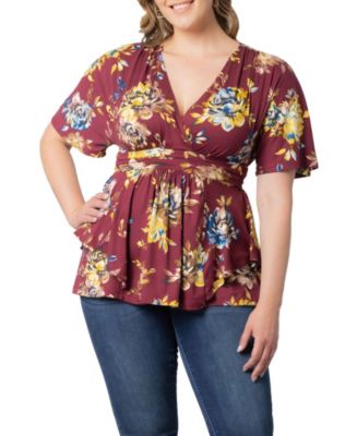 macy's nike plus size tops