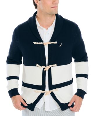 Nautica Men's Heritage Shawl-Collar Toggle-Closure Cardigan