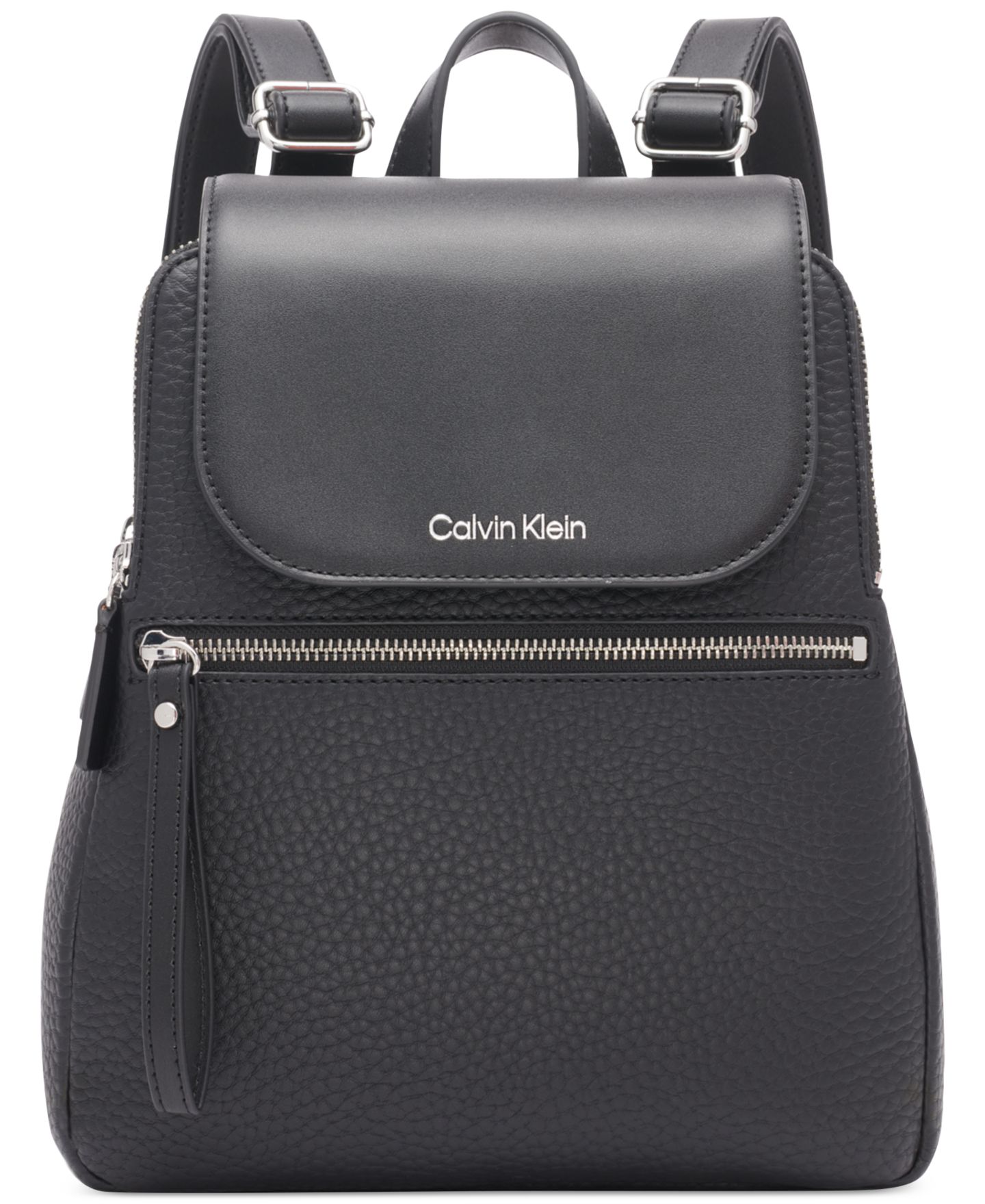 Рюкзак Calvin Klein Garnet Triple Compartment, цвет: Чёрный / Серебряный — фото 1
