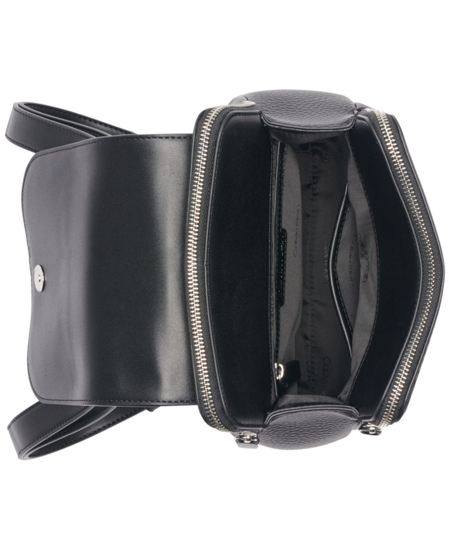 Рюкзак Calvin Klein Garnet Triple Compartment, цвет: Чёрный / Серебряный — фото 5