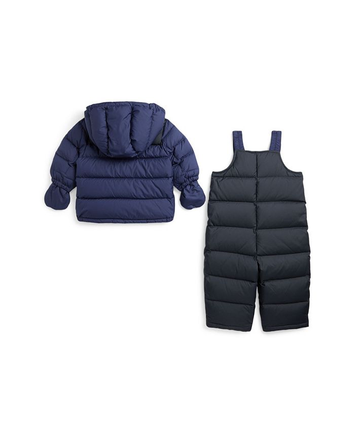 Polo Ralph Lauren Baby Boys WaterRepellent Down Snowsuit Jacket and