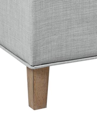 Martha Stewart Caymus 48" Wide Rectangular Fabric Soft Close Storage Bench