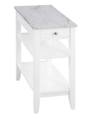 23.5" MDF AH 1 Drawer Chairside End Table