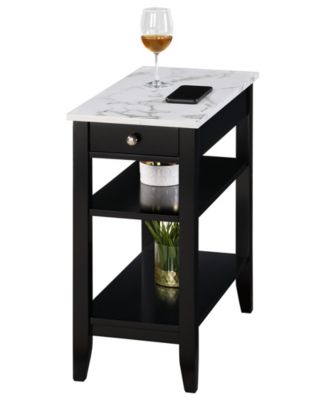 23.5" MDF AH 1 Drawer Chairside End Table