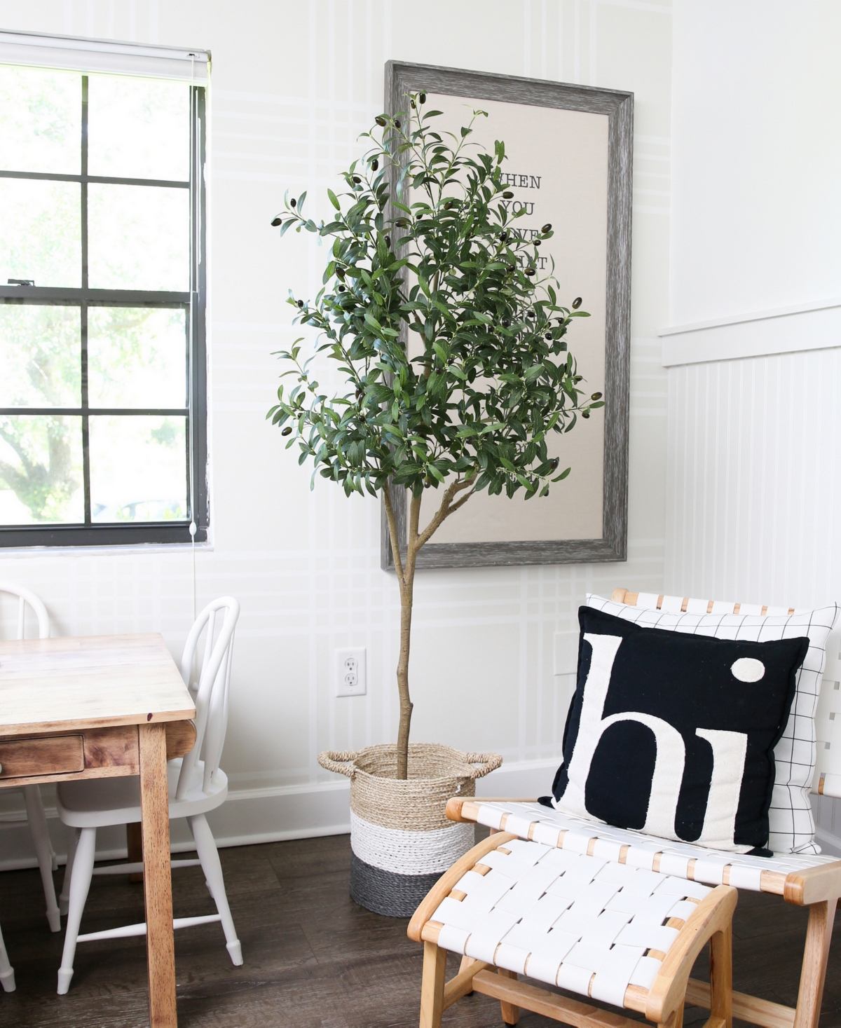 Nearly Natural 72" Artificial Olive Tree In Green
