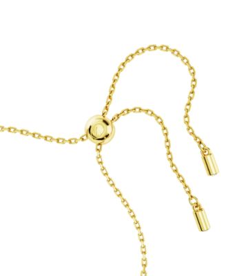 Gold-Tone Idyllia Green Crystal Bracelet