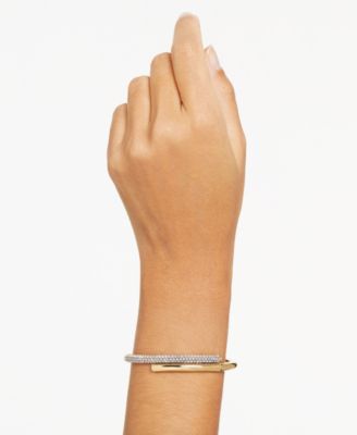 Pav&eacute; Crossover Bangle Bracelet