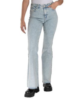 Indigo Rein - Juniors' High-Rise Superflare Jeans