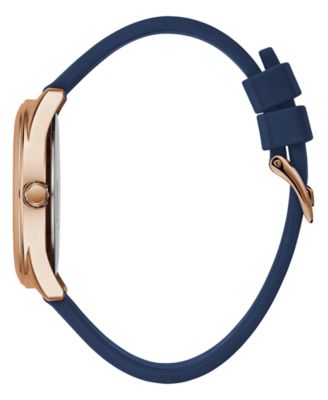 Women's Analog Blue Silicone Watch 40mm