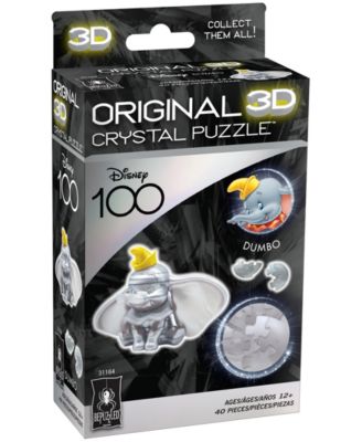 3D Crystal Puzzle - Disney 100 Platinum Edition - Dumbo, 40 Pieces