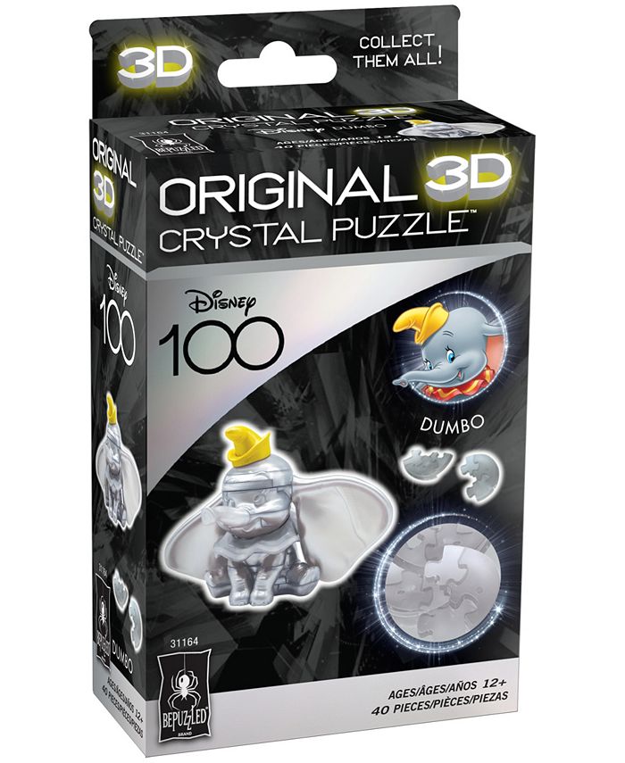 BePuzzled 3D Crystal Puzzle Disney 100 Platinum Edition Dumbo, 40