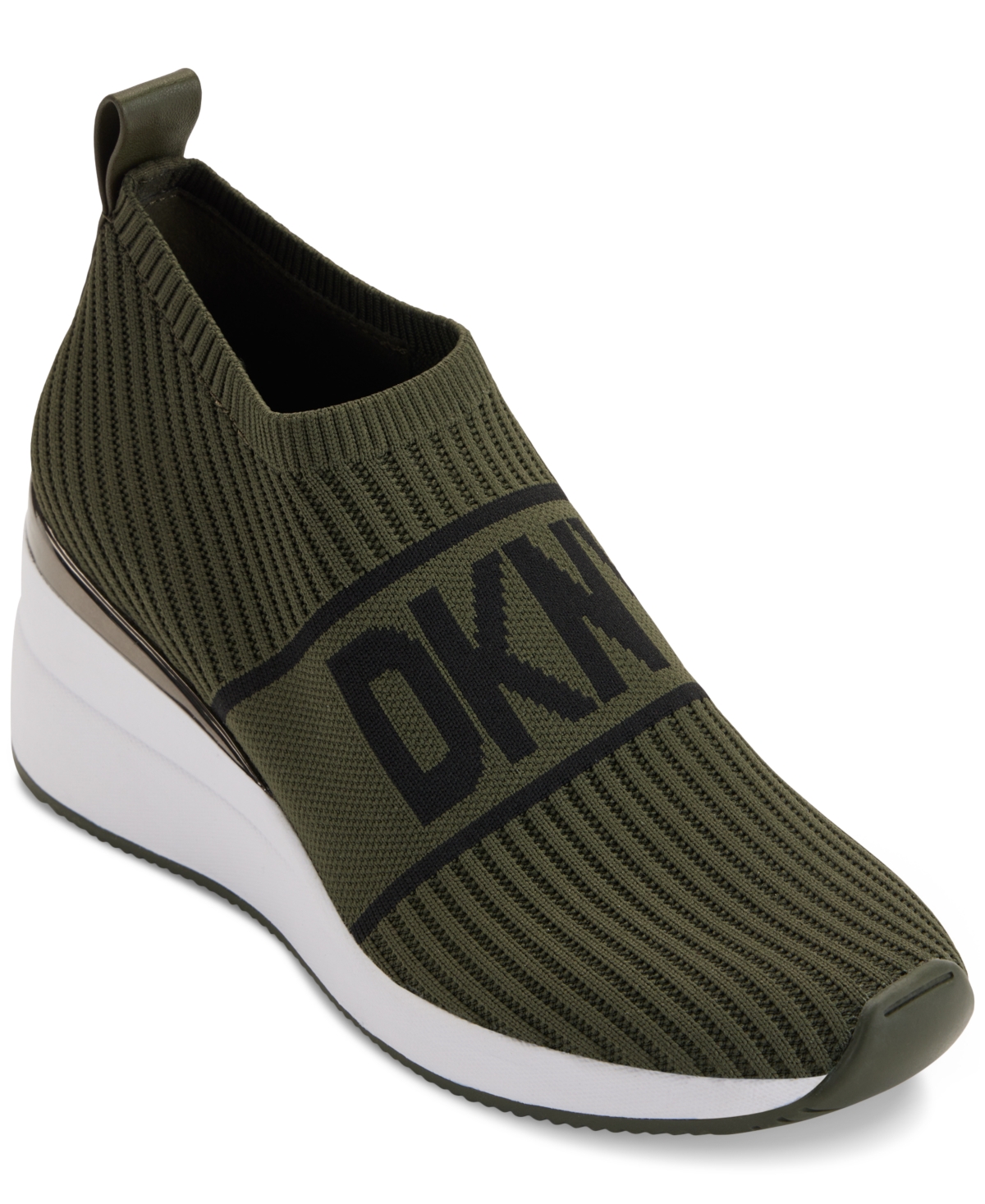 Dkny Women's Phebe Slip-on Wedge Sneakers In Green