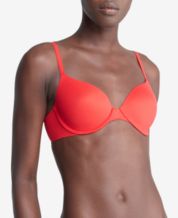 Buy Cudwarm Full Lace Tube Bra, Colour - Red and Skin, Size - 36